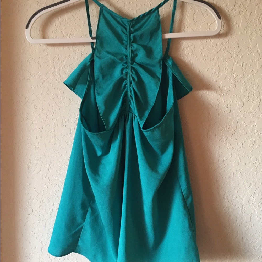 NWOT Emerald Racerback blouse - Picture 5 of 5
